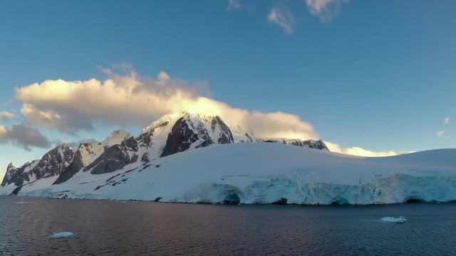 South Polar Mountain Clouds