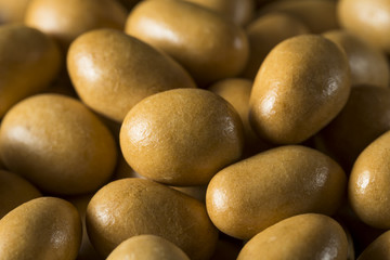 Fototapeta na wymiar Homemade Brown Japanese Peanuts