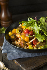 Healthy Organic Mediterranean Buddha Farro Grain Bowl