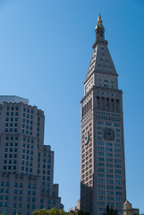 Fototapeta na wymiar New York historic clock tower
