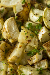 Healthy Homemade Roasted Kohlrabi