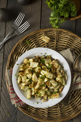 Healthy Homemade Roasted Kohlrabi