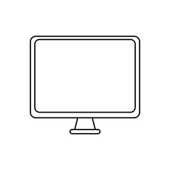 Modern tv technology icon vector illustration graphic design