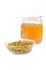 Fototapeta premium Bee pollen and honey