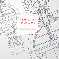 Engineer or architect illustration