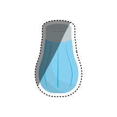 isolated jar glass icon vector illustration graphic design