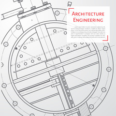 Engineer or architect illustration