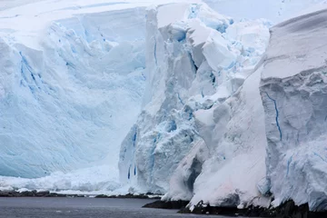 Fototapete Rund Antarktis-Gletscher © bummi100