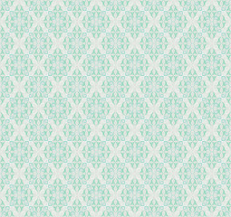 Seamless modern damask wallpaper pattern. Damask background. Seamfree ornamental backdrop.