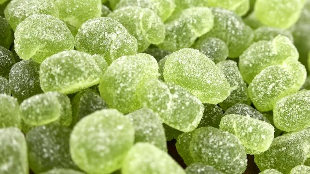 Gummy Candy as not loopable roating 4K UHD footage..