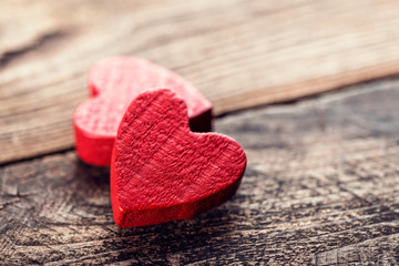 Fototapeta na wymiar valentines hearts