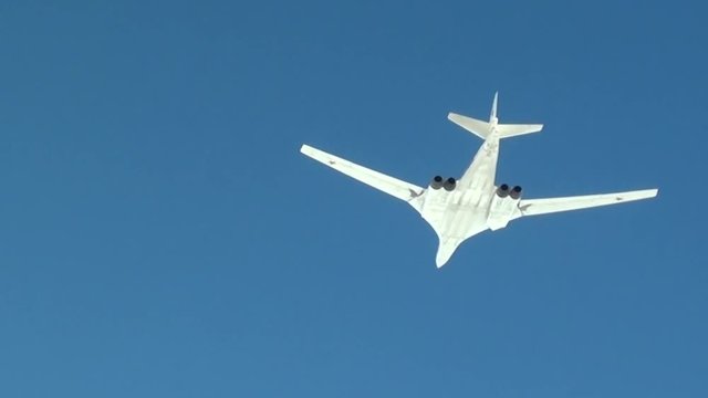 Strategic Bomber in flight