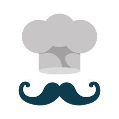 Chef hat symbol icon vector illustration graphic design