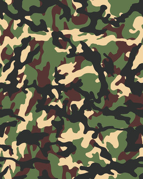 Fashionable camouflage pattern, military print .Seamless illustration, wallpaper