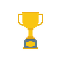 Champion trophy cup icon vector illustration graphic design