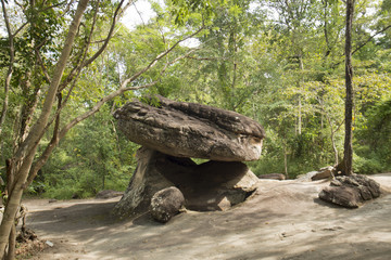 Naklejka premium THAILAND ISAN UDON THANI PHU PHRA BAT NARIONAL PARK