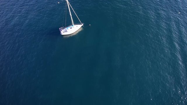 Ships anchored 02 -by Drone