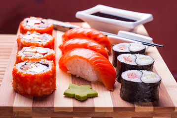 Various sushi 