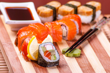 Various sushi 