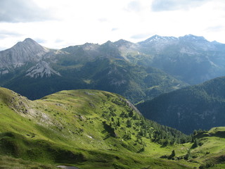 Naklejka premium Mountain view