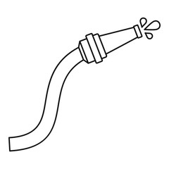 Hose icon, outline style