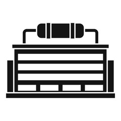 Plant icon, simple style