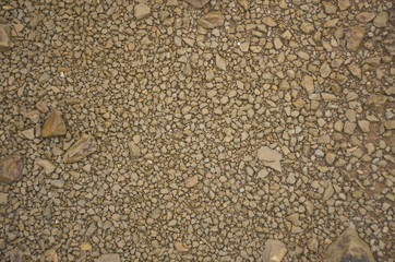 Desert gravel surface texture