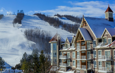 Blue Mountain Village in winter