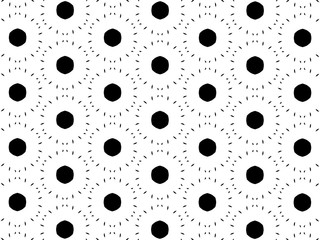 Black and white ornament. 16