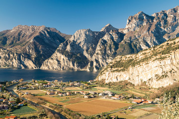 Town of Riva del Garda, Lake Garda, Italy.