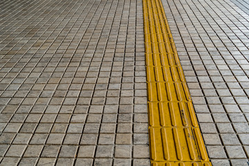 Blind tactile way