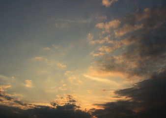 夕焼け雲