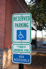 Fototapeta premium Reserved Parking