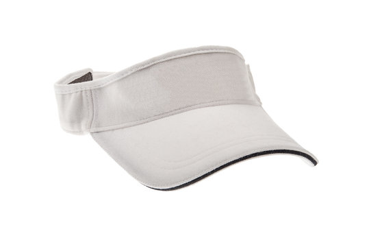 White golf visor for man or woman