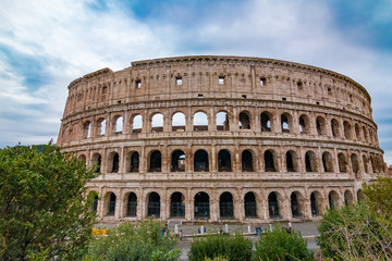 Fototapeta na wymiar Colosseum in Rome Italy