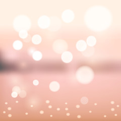 Vector illustration abstract bukeh pink background 