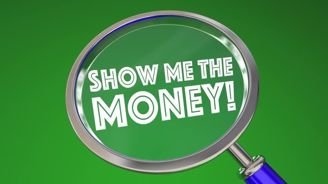 Show Me the Money Magnifying Glass 3d Animation