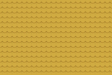 Gold scales background correct and smooth shape.