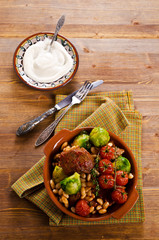 Meat stew with beans