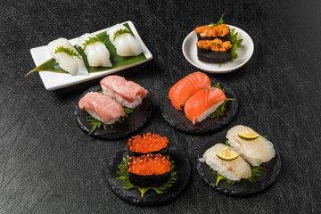 本格握り寿司　 Japanese gourmet genuine finger sushi