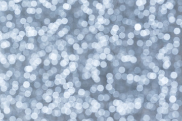 abstract silver blue bokeh background