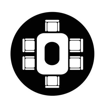 Conferance Business Table Icon