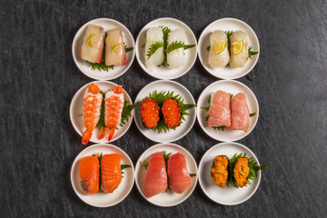 本格握り寿司　 Japanese gourmet genuine finger sushi