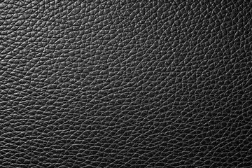 Black leather texture, leather background for fashion, interior or furniture concept design.