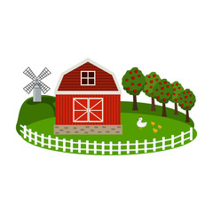 farm flat icon