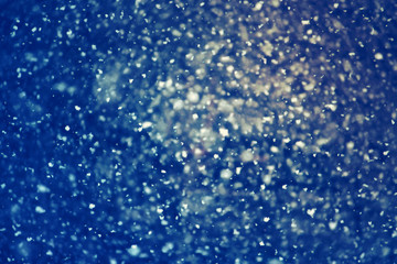 Naklejka na ściany i meble Colorful glitter snow background