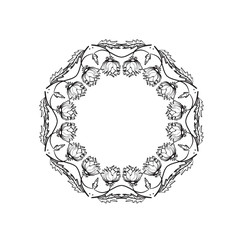Decorative ornate frame