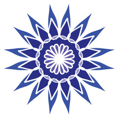 Colorful abstract mandala