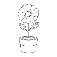 vector set of flower