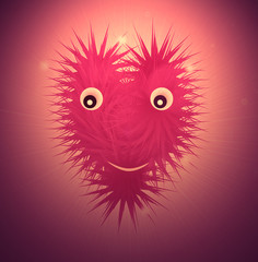 Decorative Funny Heart Shape